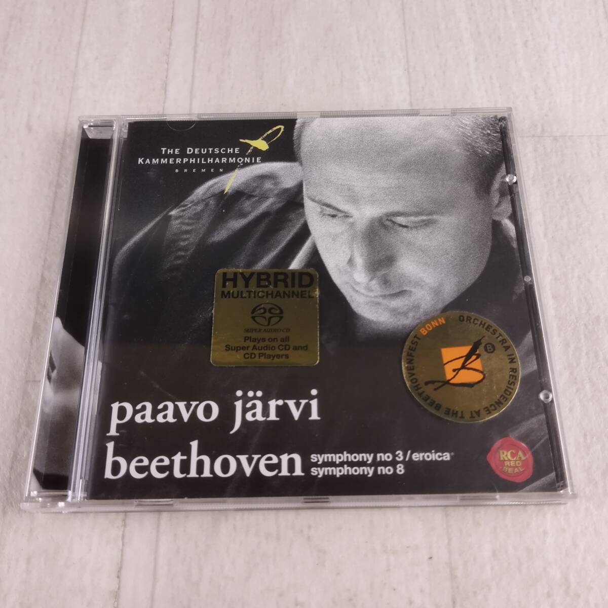 1MC1 CD Paavo Jarvi Beethoven SYMPHONY no 3 & no 8 SACD拍卖