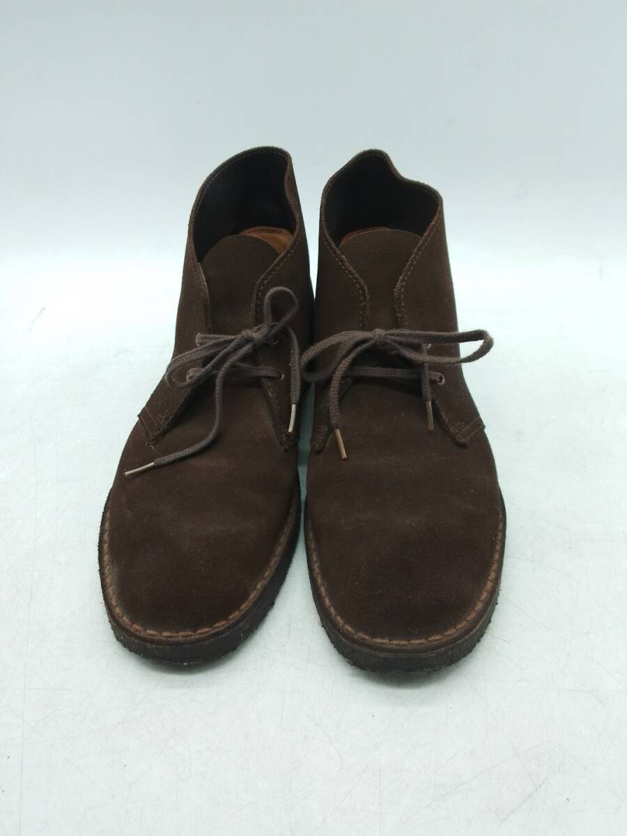 △【中古】Clarks クラークス デザートブーツ 26cm(US 8) メンズ ブラウン/ スエード シンプル拍卖