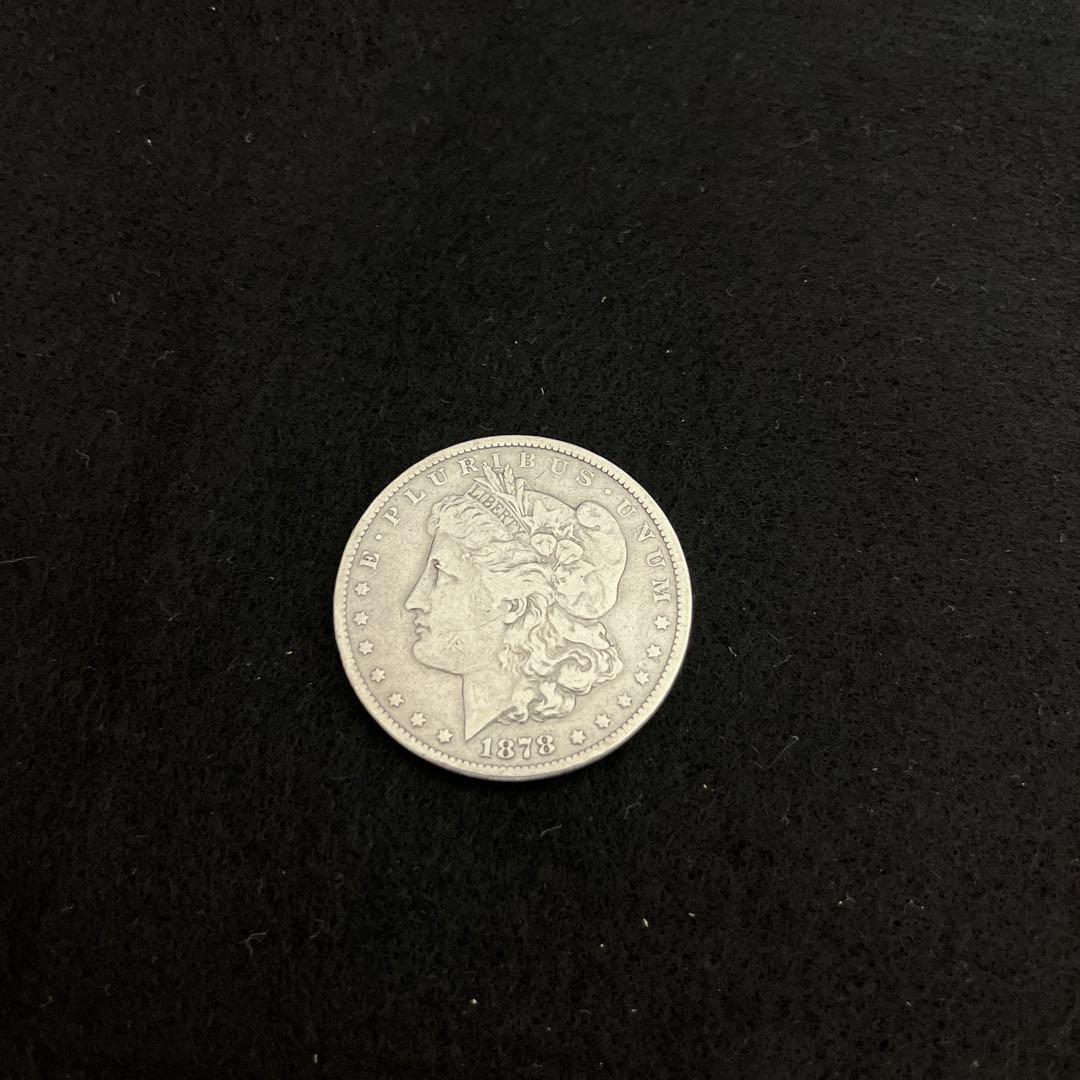 アメリカ モルガン1ドル銀貨 1878年 26.2グラム ミント”S” ⑥拍卖