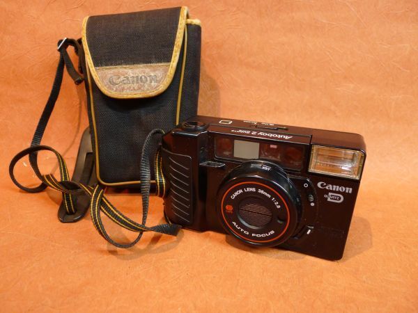 f★531 ジャンク Canon Autoboy 2 コンパクトフィルムカメラ キャノン 38mmケース付き/60拍卖