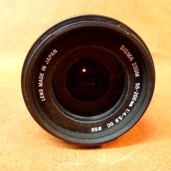 f★002 SIGMA ZOOM 55 - 200mm 1:4-5.6 DC Φ55 シグマ カメラレンズ ニコン用 /60拍卖
