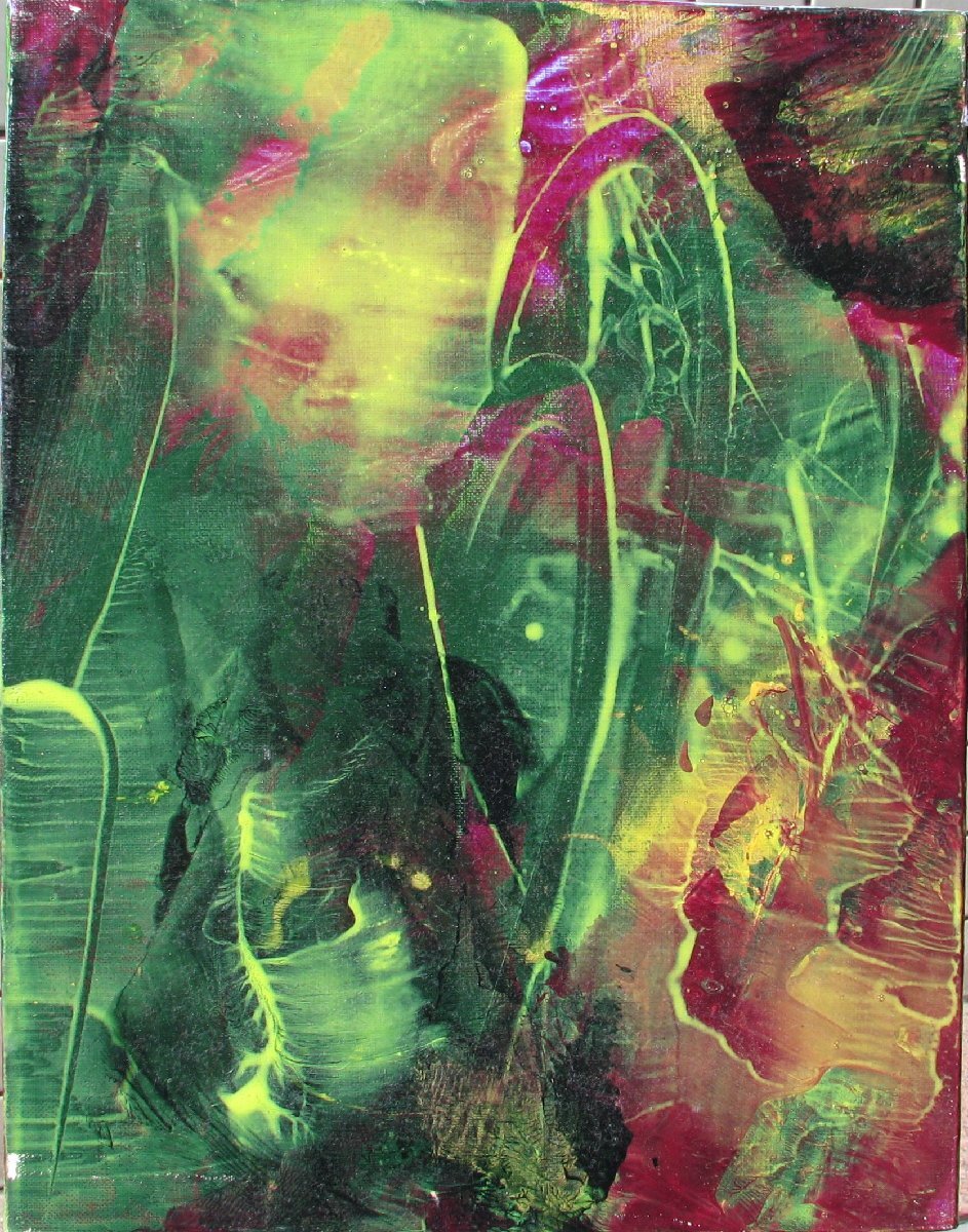 ブラッシュストロークの現代作家,大澤哲郎「untitled to-355」F6号アクリル,検#山田正亮#南画廊#フォルム画廊#さくら画廊#クーニング拍卖