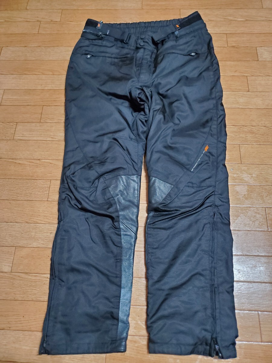 【Mワイド】HYOD ウィンターパンツ Mワイドサイズ ステップガード付 レザー バイク ライディング ライダース拍卖