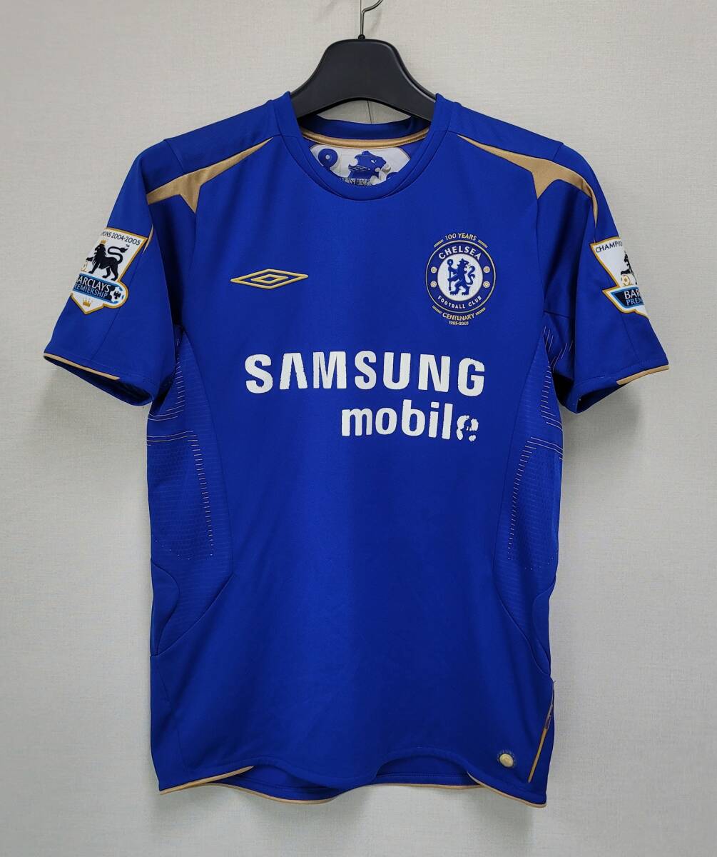 05-06 チェルシー CFC Chelsea(H)#8 フランク・ランパード Lampard 100周年 半袖 umbro正規 プレミアリーグ戦仕様 S拍卖