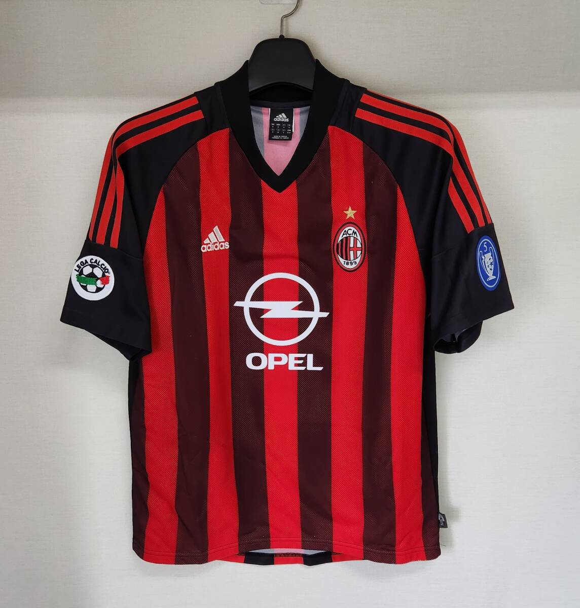 02-03 ACミラン(H)#3 マルディニー MALDINI 半袖 adidas正規 Coppa Tim Cup仕様 M拍卖