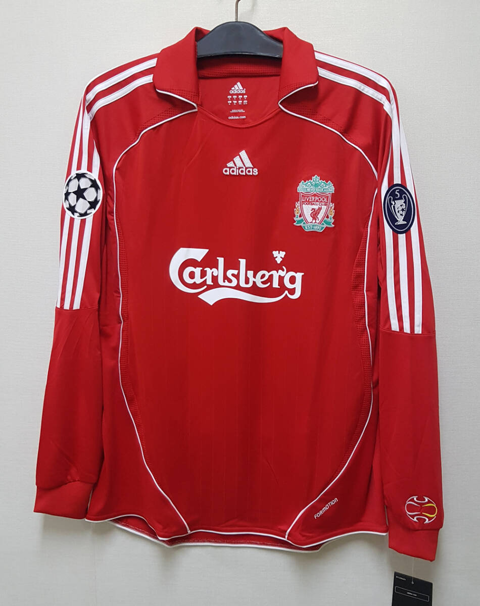 07-08 リバプールLiverpool LFC(H)#9 トレース TORRES 選手用長袖 adidas UEFA CL仕様 XL拍卖