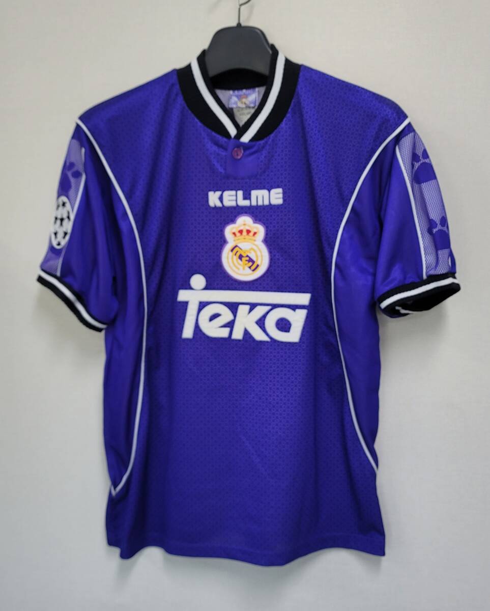97-98 レアル・マドリードRMCF Real MADRID(A)#7 ラウール RAUL 半袖 UEFA CL仕様 M-1拍卖