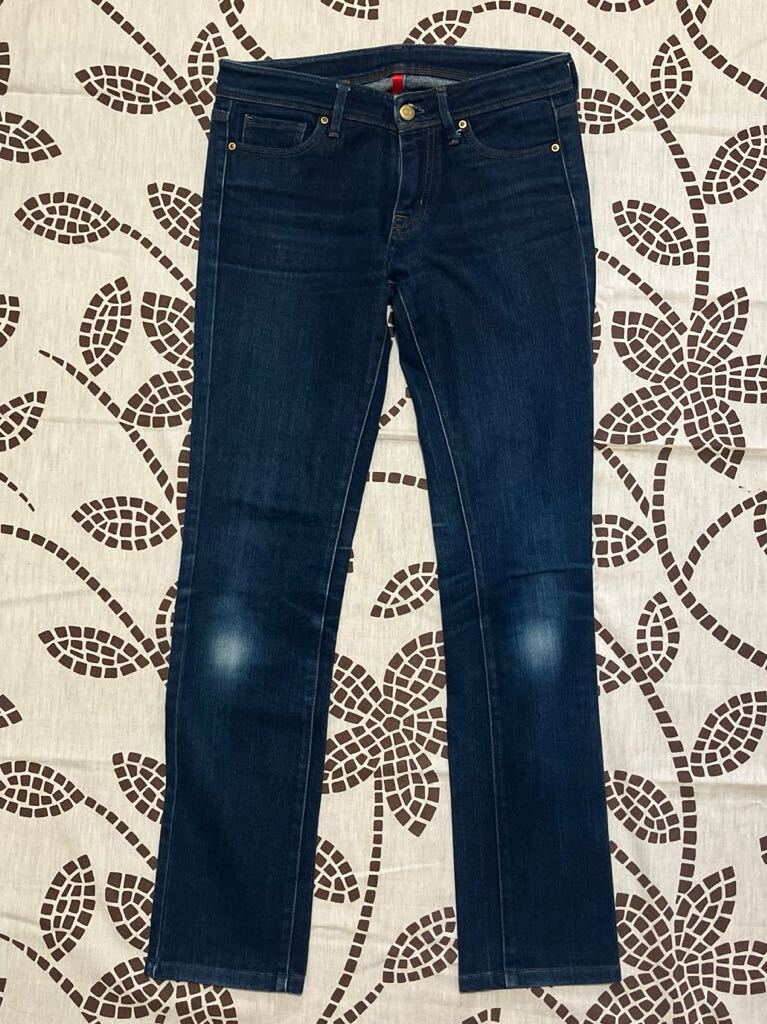 ☆UNIQLO ユニクロ デニム ジーンズ デニムパンツ 濃いブルー w66拍卖