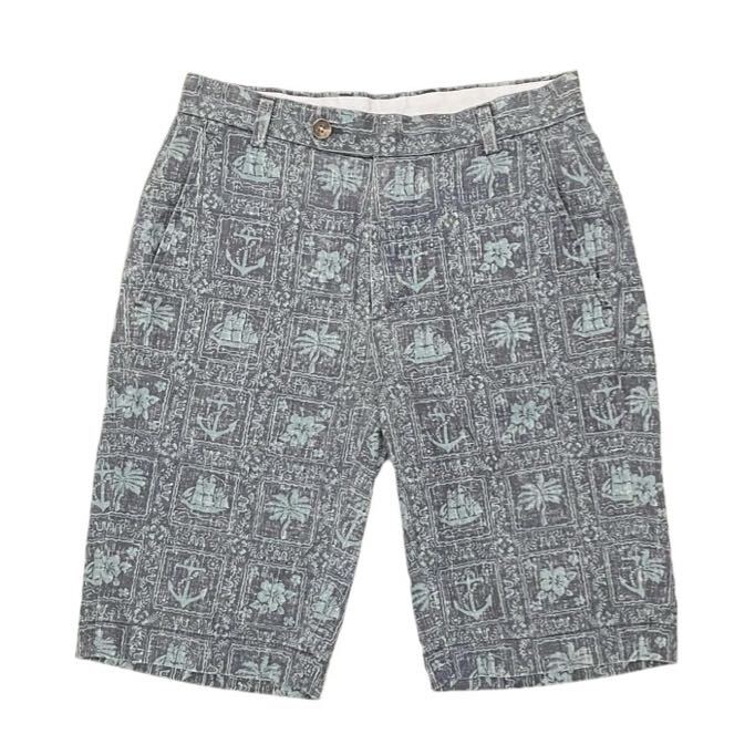 激レア Brooks Brothers × reyn spooner アロハ生地ハーフパンツ ネイビー W28サイズ ブルックスブラザーズ レインスプーナー拍卖