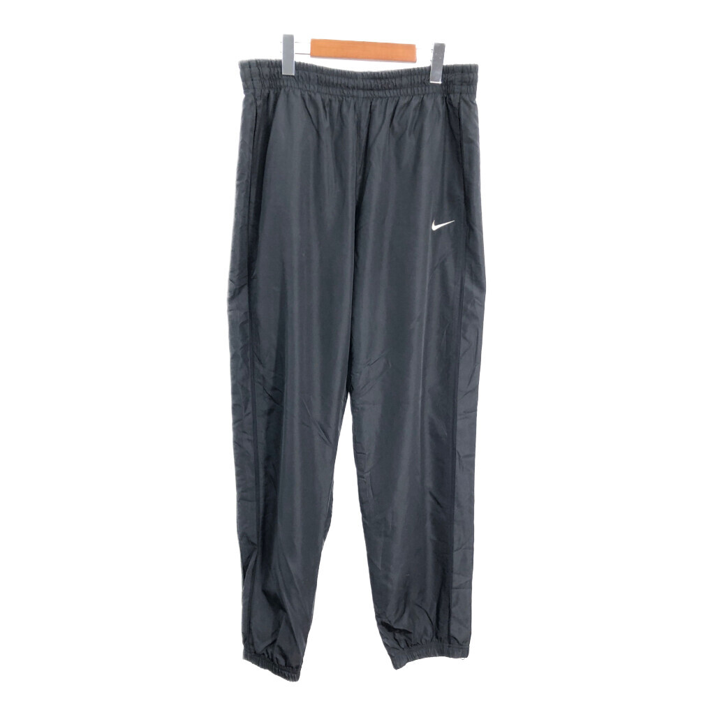NIKE ナイキ パンツ ワンポイントロゴ ブラック (メンズ L) 中古 古着 R4829拍卖