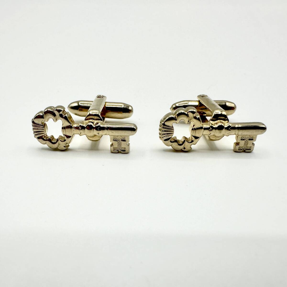 カフス アメリカ HICKOK ヴィンテージ ビンテージ アメリカ雑貨 カフリンクス 鍵 キー ゴールド カフスボタン 金 検) スワンク SWANK ANSON拍卖