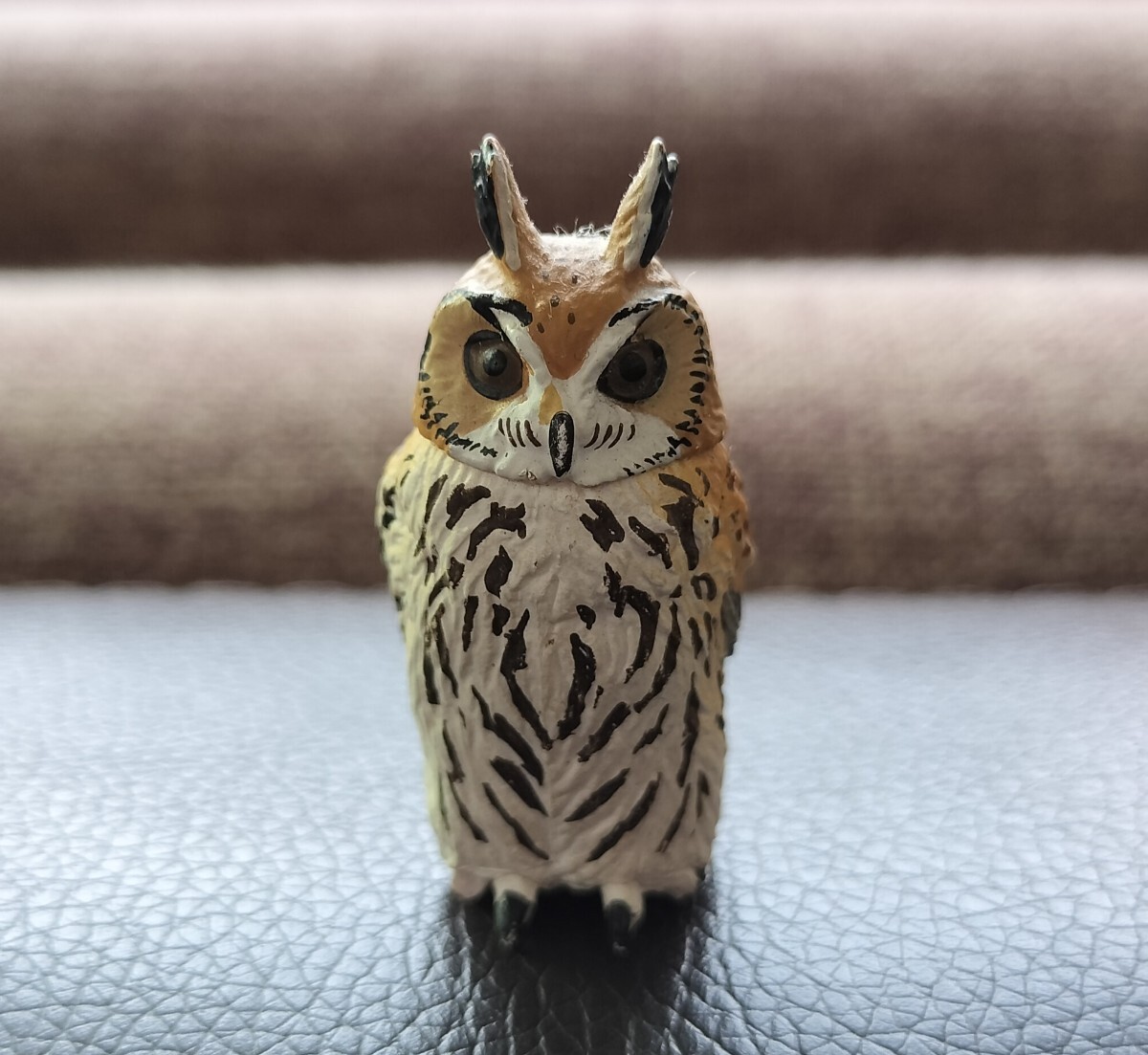 2015年発売【福をよぶ フクロウ大全II】《4.0cm×2.0cm×2.5cm》ウサギフクロウ※足爪欠け《海洋堂》カプセルQミュージアム拍卖