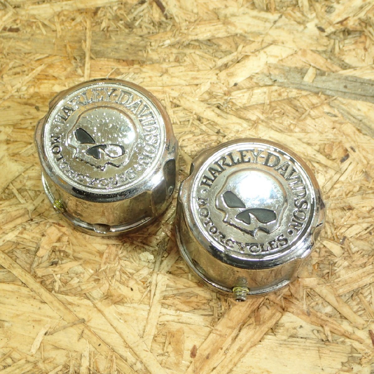 【送料SSサイズ】ハーレー 5HD1CT3159K424*** XL1200C-I 社外 フロントアクスルナットカバー 検.( 20247 16 緑5拍卖