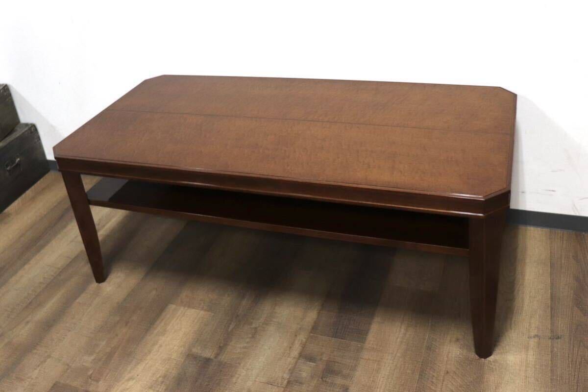 GMHK195○MORISHIGE / モリシゲ グランロゼ センターテーブル リビングテーブル 机 樺材 クラシック IDC大塚家具 定価約19万拍卖