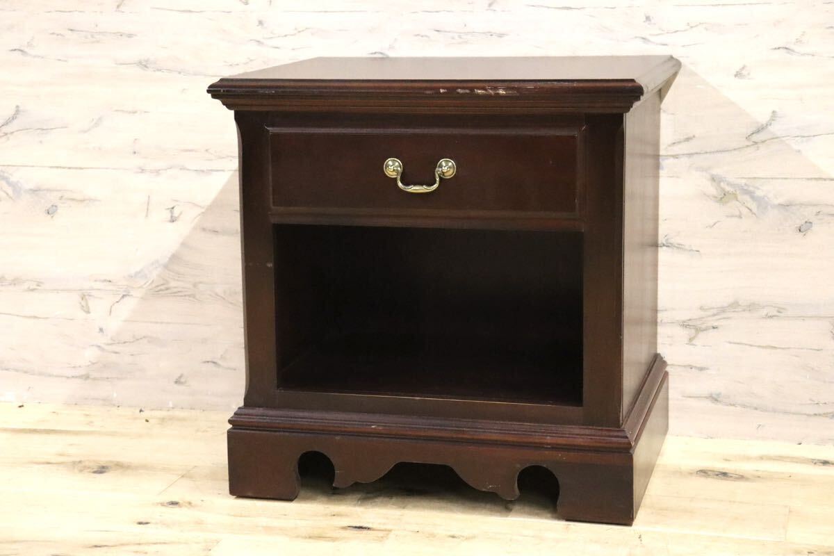 GMHS180D○Thomasville / トーマスビル ナイトテーブル エンドテーブル サイドテーブル 米軍放出家具 アンティーク ヴィンテージ拍卖