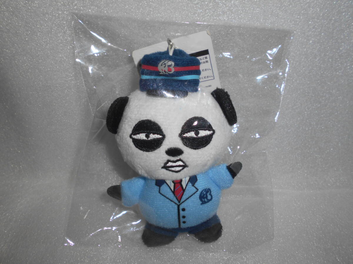 京成パンダ マスコット ストラップ 1個 京成トランジットバス 制服バージョン ぬいぐるみマスコット拍卖