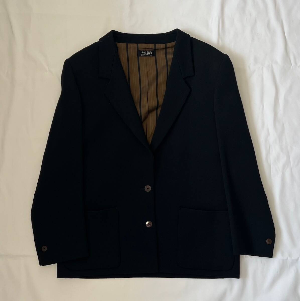 Jean Paul GAULTIER ジャンポールゴルチエ ゴルチェ 黒 ブラック ジャケット スーツ アーカイブ archive black jacket拍卖