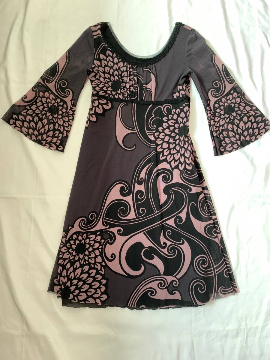 Vivienne tam ヴィヴィアンタム ワンピース ドレス メッシュ パワーネット ピンク 黒 アーカイブ archive mesh dress拍卖