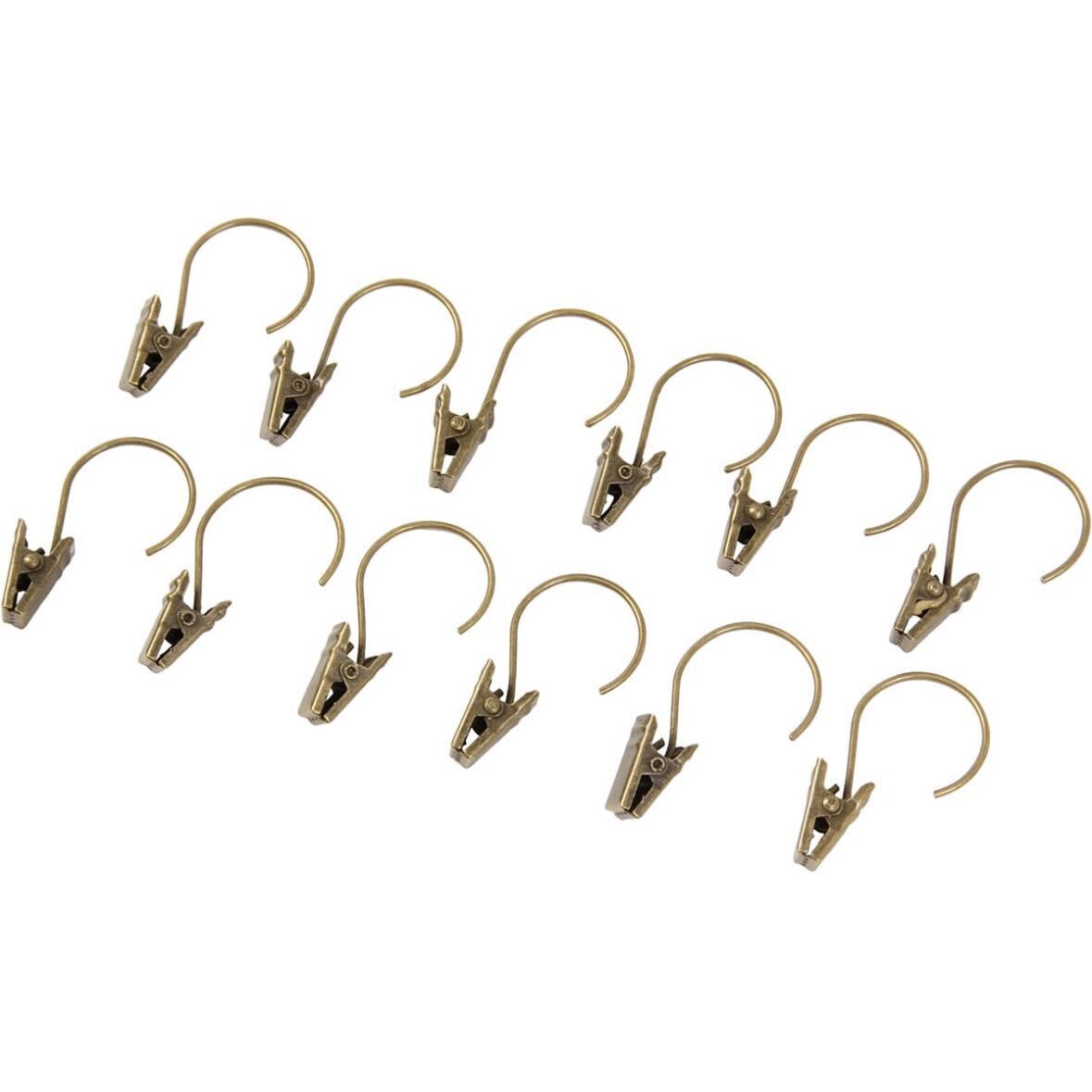 ★新品 NITORI ニトリ/マルチクリップランナー 12個入り スチール カーテン ハンガー拍卖