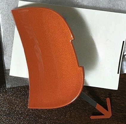 新品 純正品 SUZUKI スズキ トーイングフックカバー 牽引フックカバー フレイムオレンジパールメタリック スイフトスポーツ ZC33S拍卖