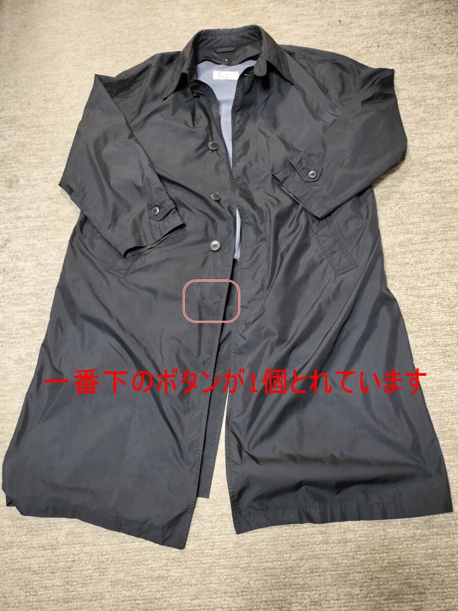 役立ちます!コンパクトに折りたたんでバックにイン!!温度調整に迷ったらこれ!薄手のステンカラーコートはいかがでしょうか? M 黒拍卖