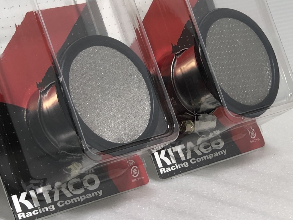 ¥送料一律¥ キタコ エアファンネル 38Φ 2個 検)38mm パワーフィルター ファンネル エレメント キャブ オーバル キノコ φ ミリ拍卖