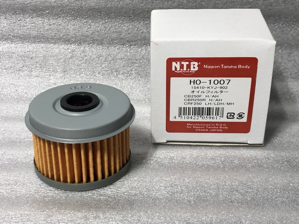 ★高品質NTB★ ホンダ系 オイルエレメント HO-1007 純正互換 検)15410-KYJ-902 CB CBR CRF レブル拍卖