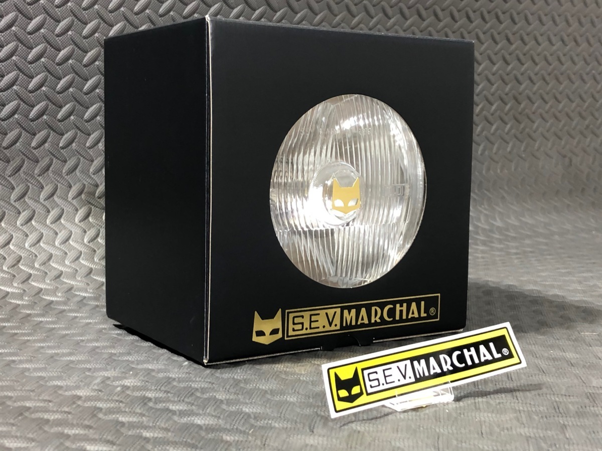 栃木発 ¥送料一律¥ ステッカー付!マーシャル SEV MARCHAL 889ドライビングランプ フルキット クリアーレンズ メッキ ケース カワサキ 用拍卖