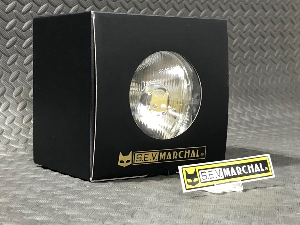 栃木発 ¥送料一律¥ ステッカー付!マーシャル SEV MARCHAL 819ドライビングランプ フルキット クリアーレンズ メッキケース 検)130 Φ拍卖