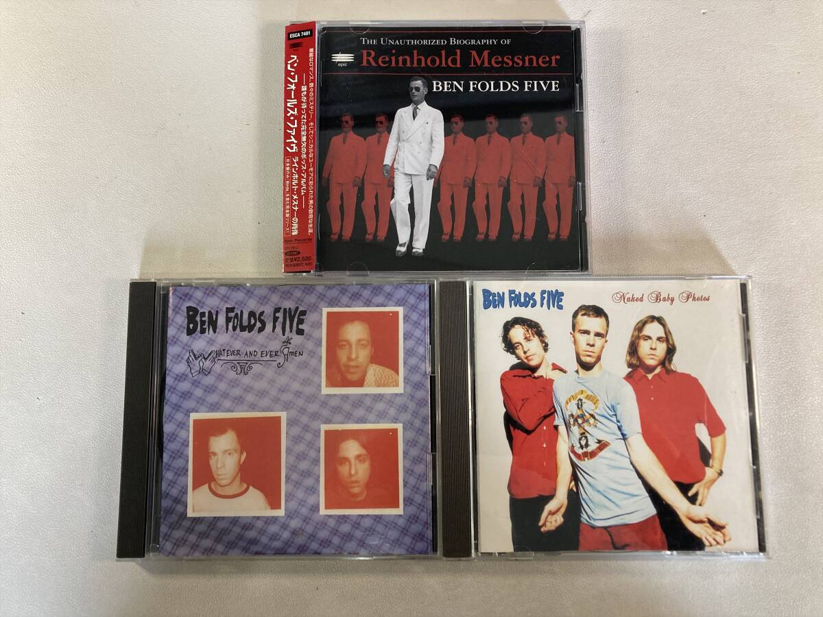 W9135 ベン・フォールズ・ファイヴ 3枚セット|Ben Folds Five Whatever and Ever Amen The Unauthorized Biography of Reinhold Messner拍卖