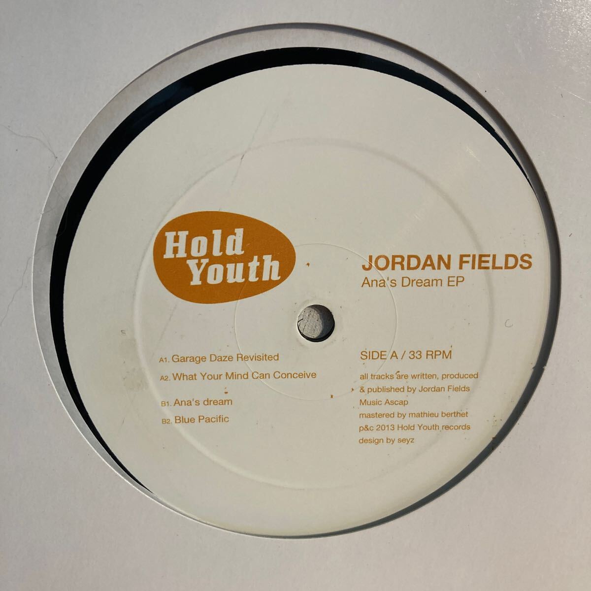 Jordan Fields - Ana's Dream EP拍卖