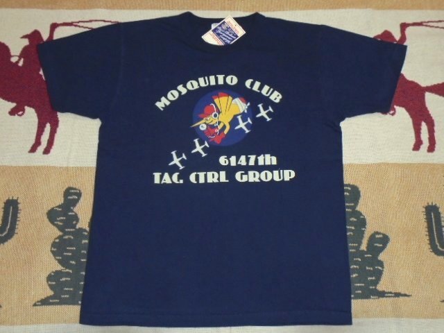 24 東洋 バズリクソンズ BR79345 128 ネイビー M 半袖 Tシャツ MOSQUITO CLUB拍卖