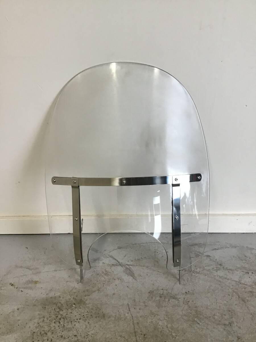 □岐阜発 △ ハーレーダビットソン / ソフテイル / ウインドシールド / フロントシールド / くすみ有り / 現状品 R6.7/13□拍卖