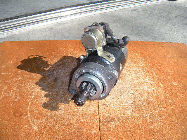 川崎重工/汎用エンジン、井関農機/コンバイン用セルモーター(スターター)リビルト品 S108-52~C、317299-8310拍卖