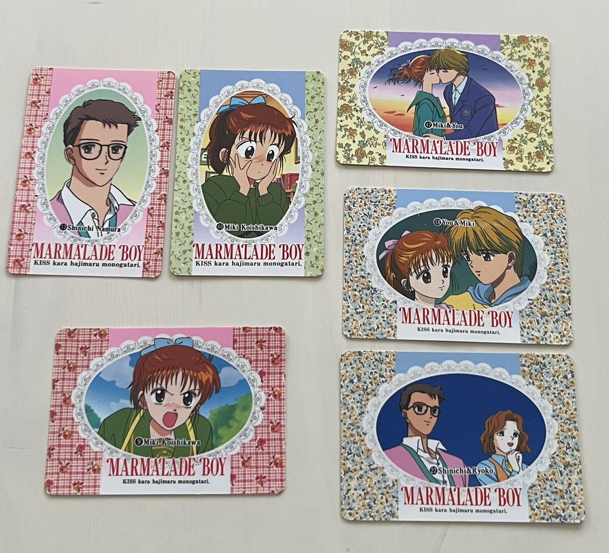 ママレードボーイ カード 6枚セット アマダ 当時もの拍卖