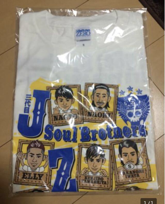 三代目JSB ZERO キャラTシャツ Sサイズ 登坂広臣 岩田剛典 今市隆二 NAOTO 拍卖