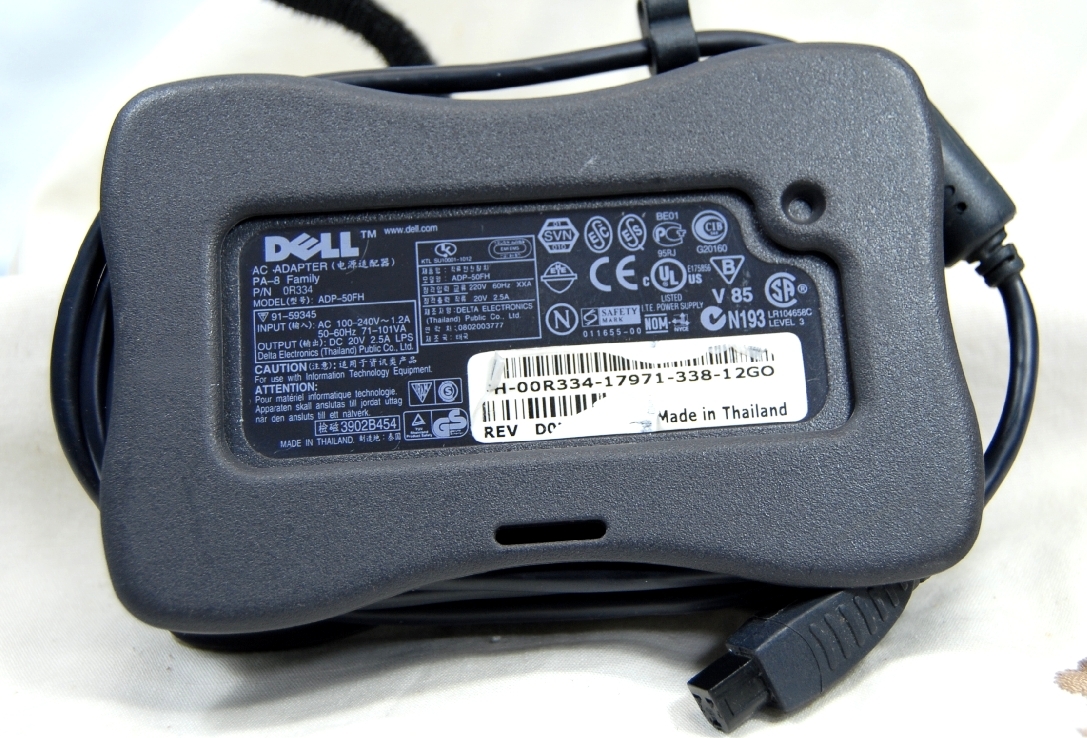 ■動作保障♪DELL ADP-50FH 20V2.5A ◆50Wまで対応■電源ケーブル同時落札時同梱拍卖
