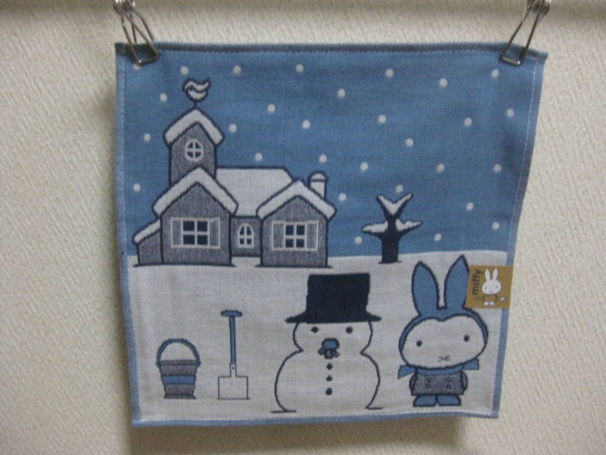 miffy◇ミッフィー うさぎ タオルハンカチ snow 未使用拍卖