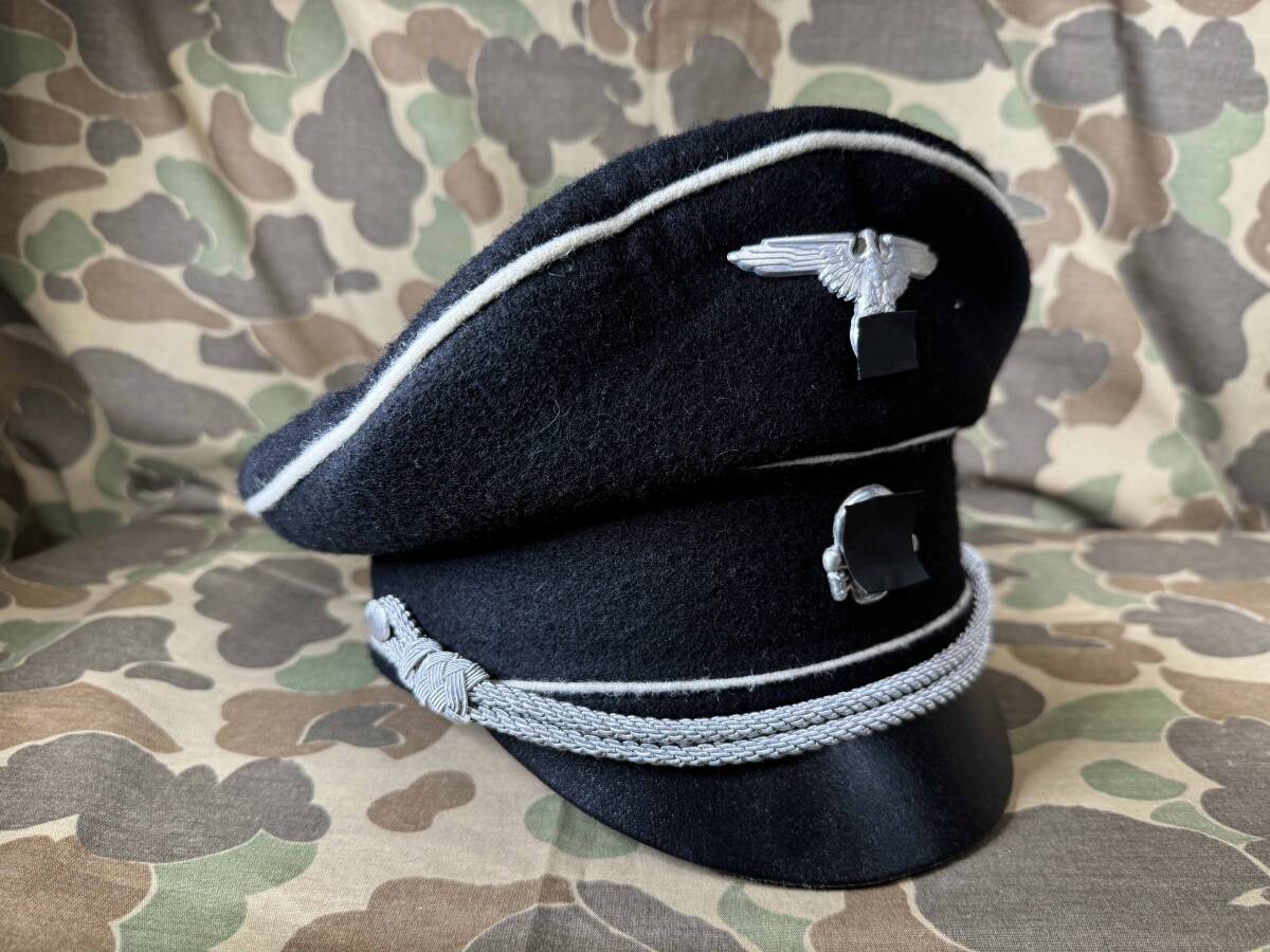 レプリカ ドイツ軍 親衛隊 制帽 黒服 将校 複数出品 複数種類 第二次世界大戦 中古品 F拍卖