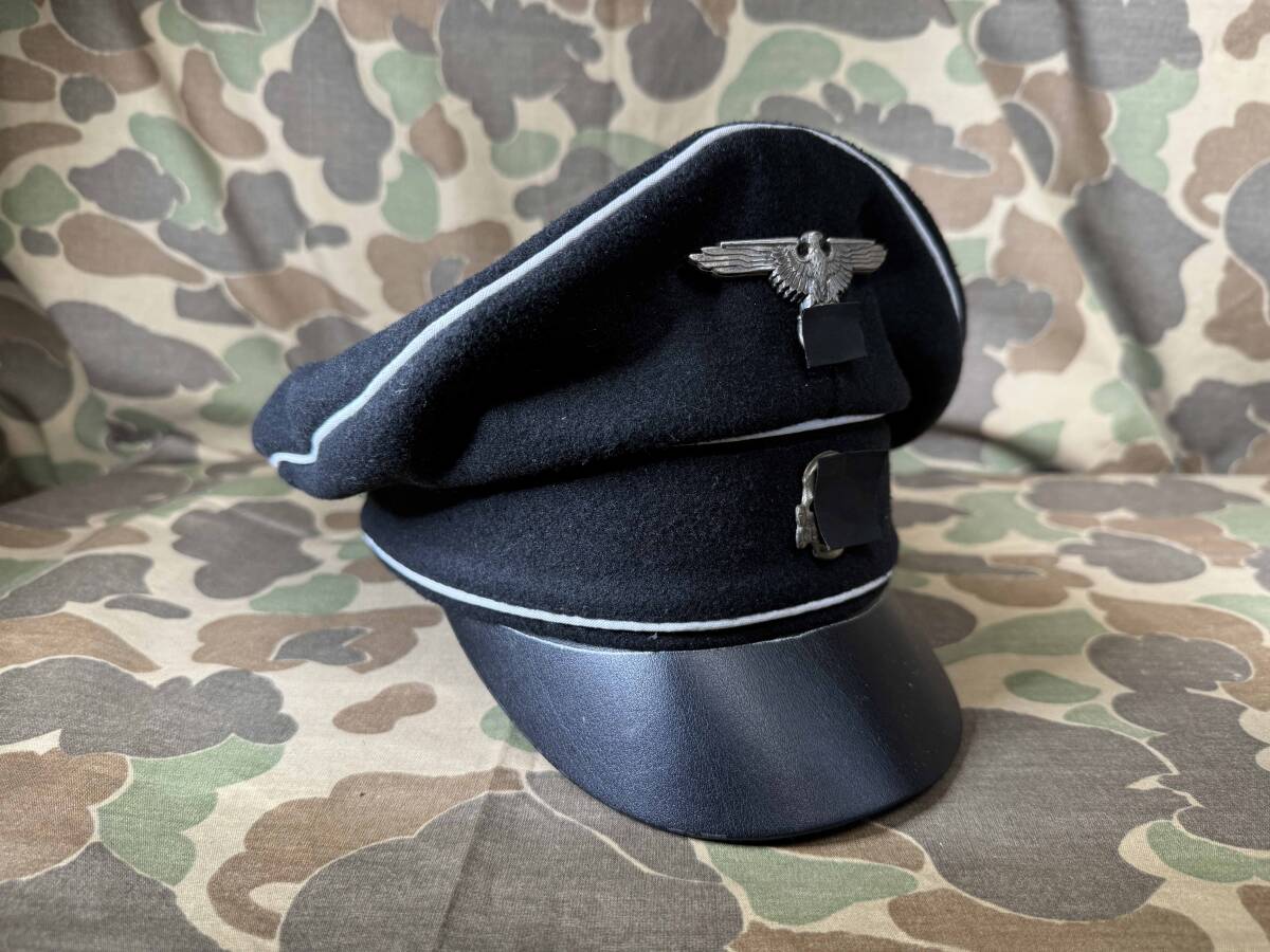 レプリカ ドイツ軍 親衛隊 制帽 黒服 将校 複数出品 複数種類 第二次世界大戦 中古品 G拍卖