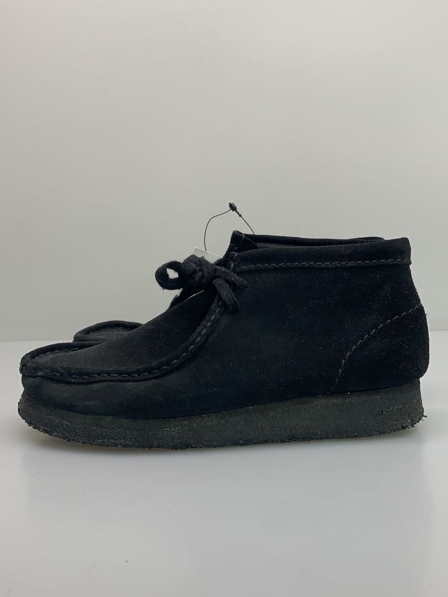 Clarks◆チャッカブーツ/24.5cm/BLK/スウェード/11826/61163338/261438374045拍卖