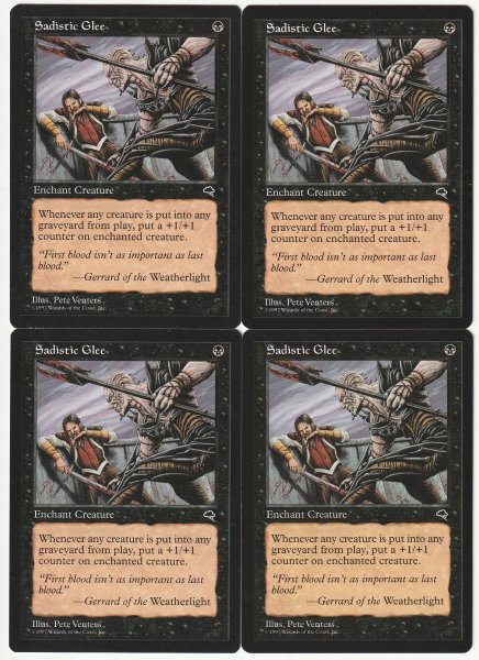 TMP サディスト的喜び/Sadistic Glee 英語4枚セット拍卖