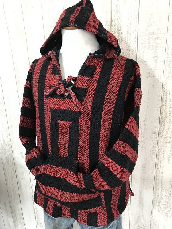 お勧め・【メキシコ製】ARTESANIAS MICKEY メキシカンパーカー L 希少価値拍卖