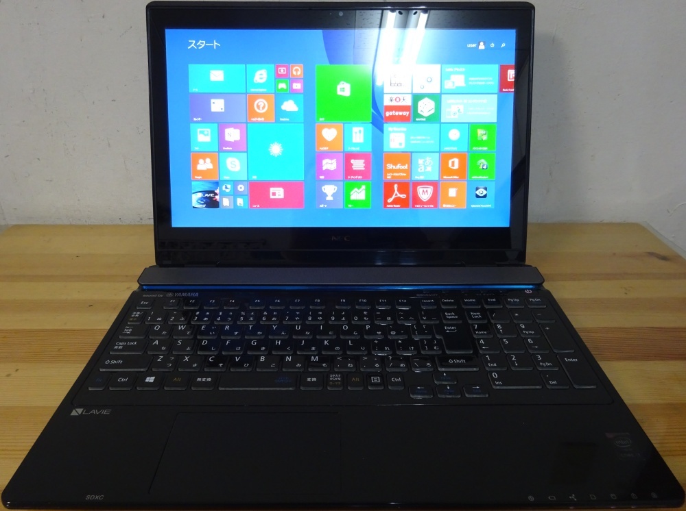 NEC ノートパソコン LAVIE Note Standard PC-NS750BAB/Core i7-5500U 2.4GHz/8GB/1000GB/BD/中古特価良品拍卖