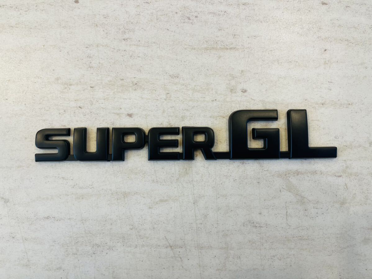 ハイエース スーパーGL エンブレム マットブラック SUPER GL 新品未使用拍卖