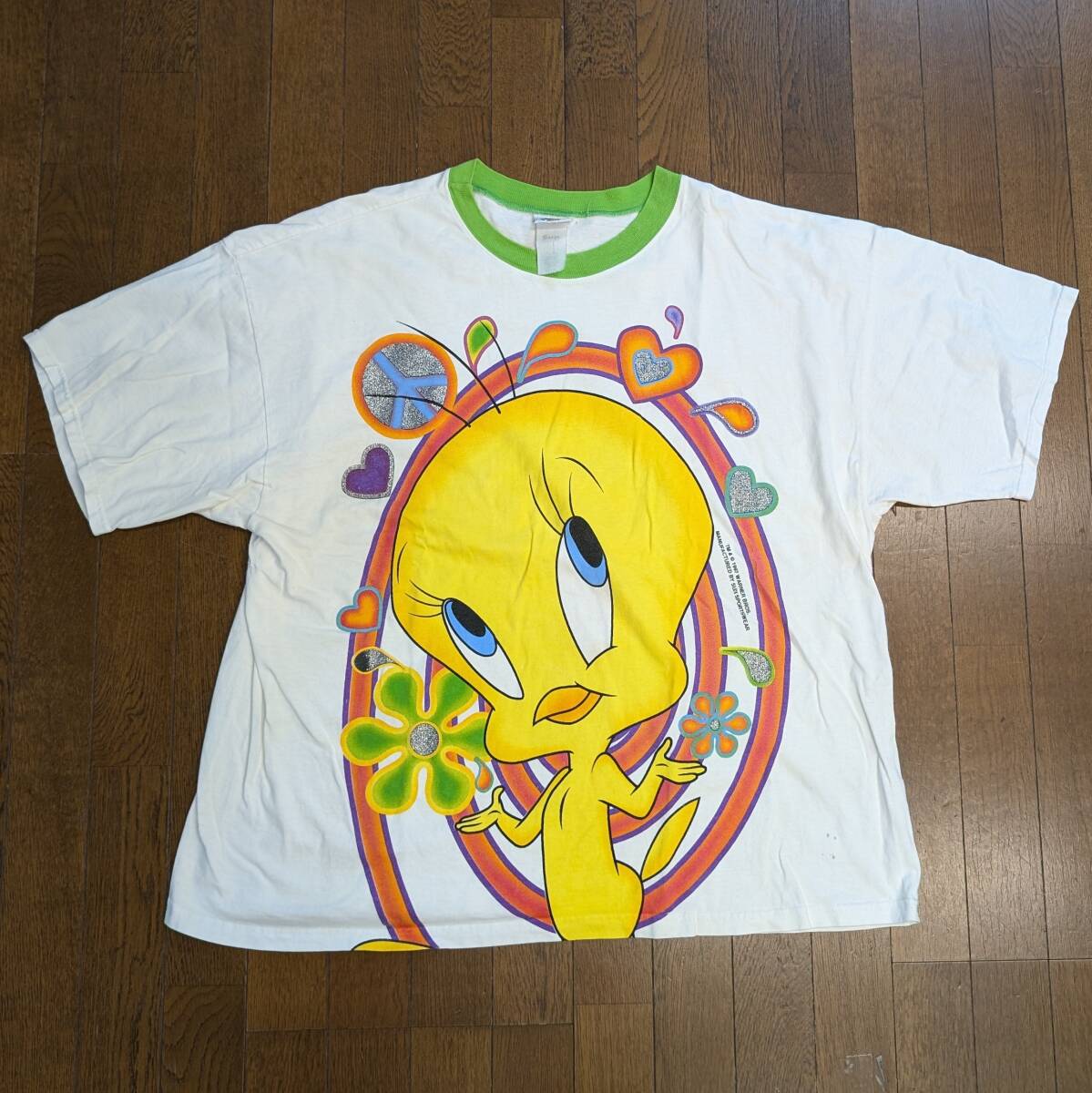 【さらに値下げ】LOONEY TUNES トゥイーティー Tシャツ XXL vintage 古着 【B】拍卖
