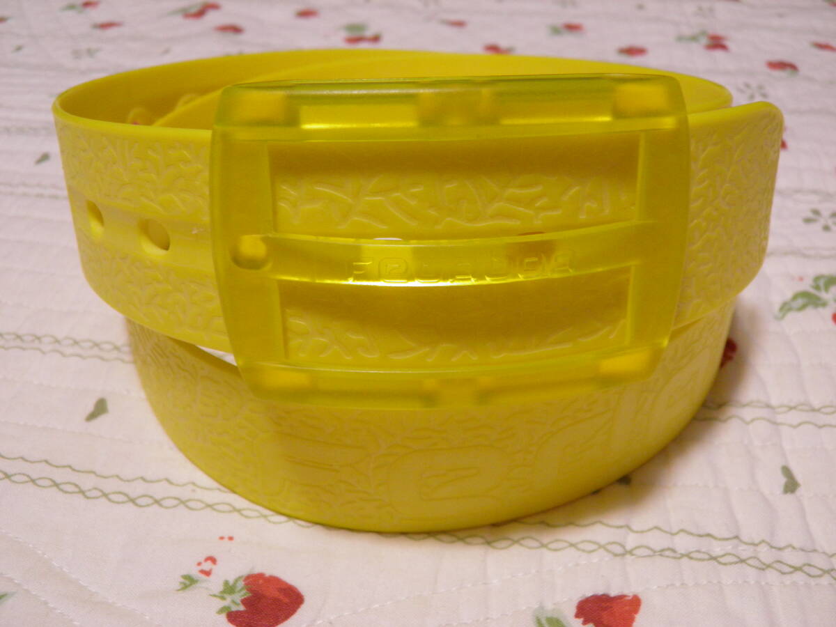 未使用 定番人気 フェダボア ラバーベルト イエロー FEDABOA 石川 遼拍卖