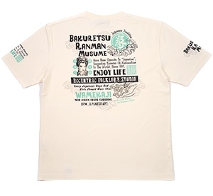 爆裂爛漫娘/Tシャツ/白/M/rmt-267/エフ商会/テッドマン/カミナリモータース拍卖