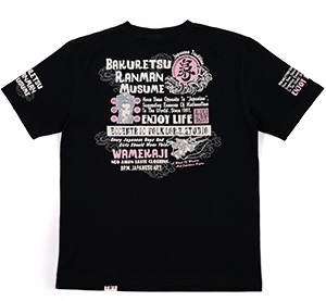 爆裂爛漫娘/Tシャツ/黒/M/rmt-267/エフ商会/テッドマン/カミナリモータース拍卖