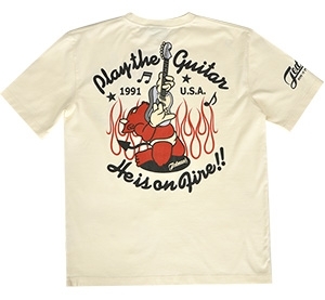 テッドマン/Tシャツ/白/M/tdss-419/エフ商会/カミナリモータース拍卖